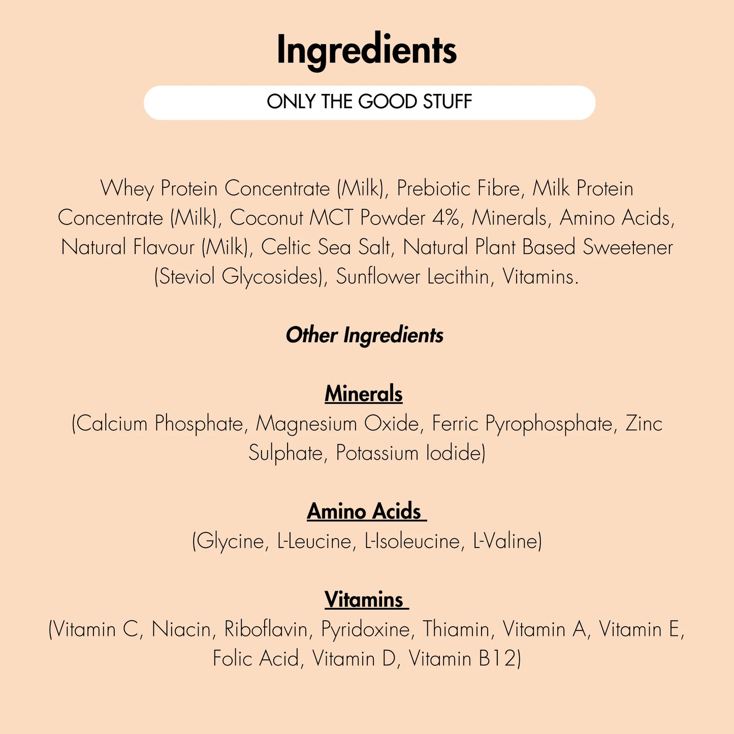 Keto Low Carb Meal Replacement Shake