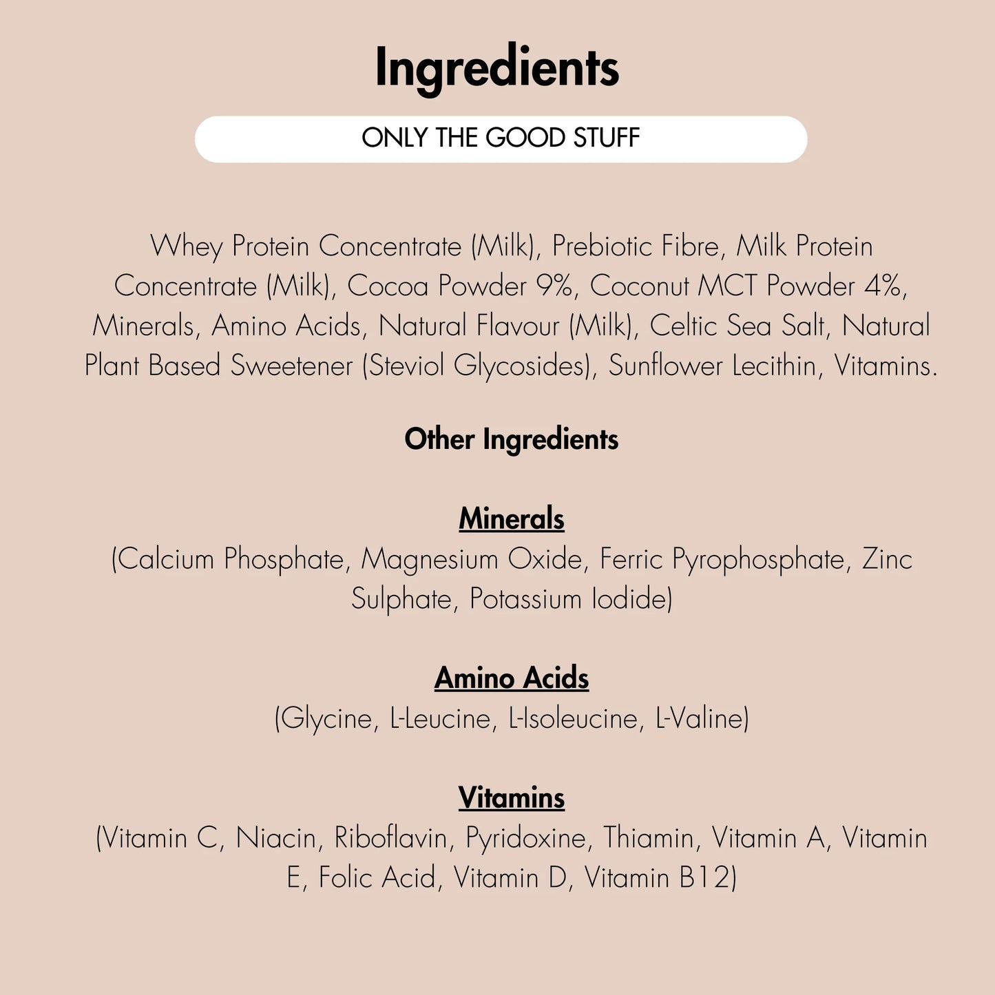 Keto Low Carb Meal Replacement Shake