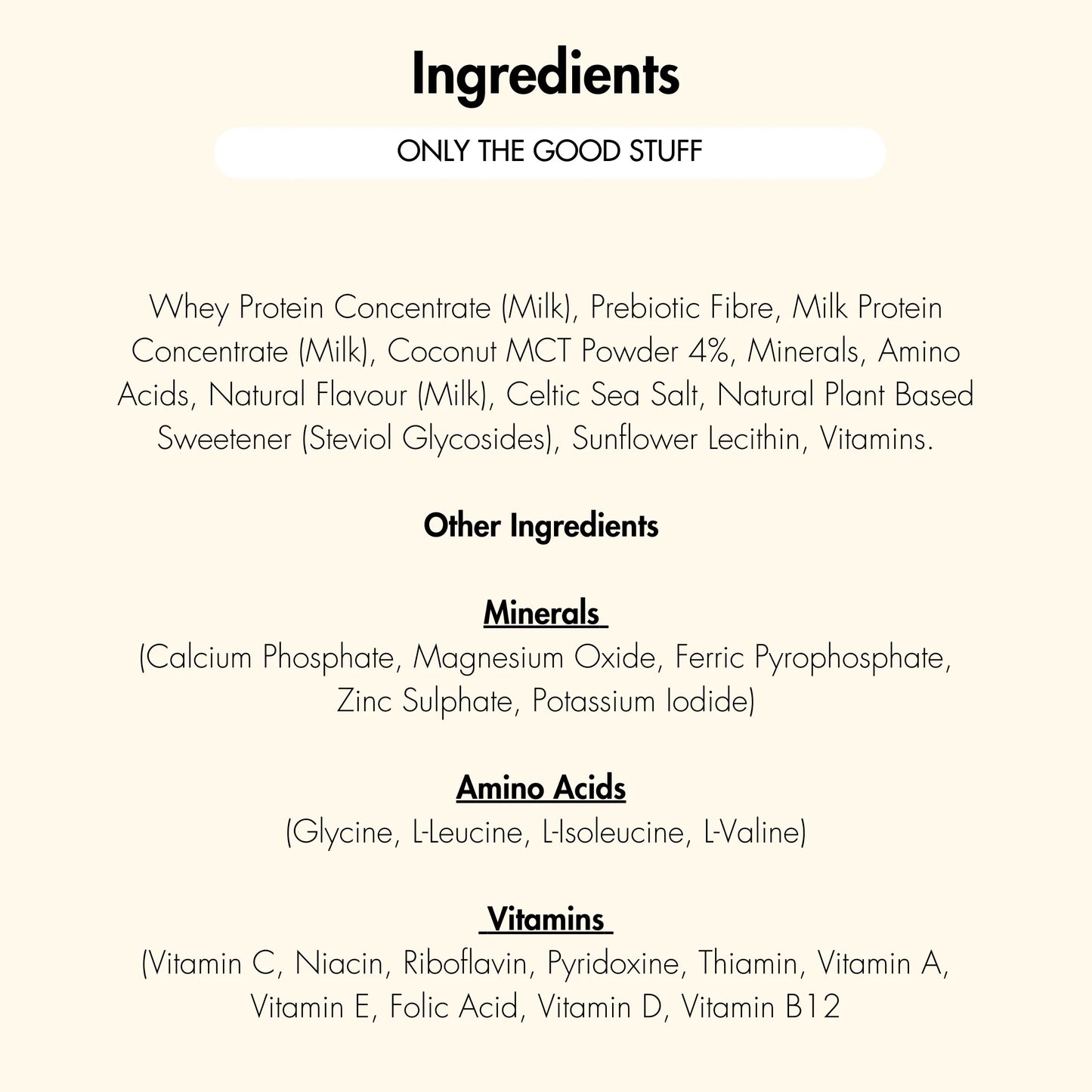 Keto Low Carb Meal Replacement Shake