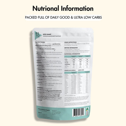 Keto Low Carb Meal Replacement Shake