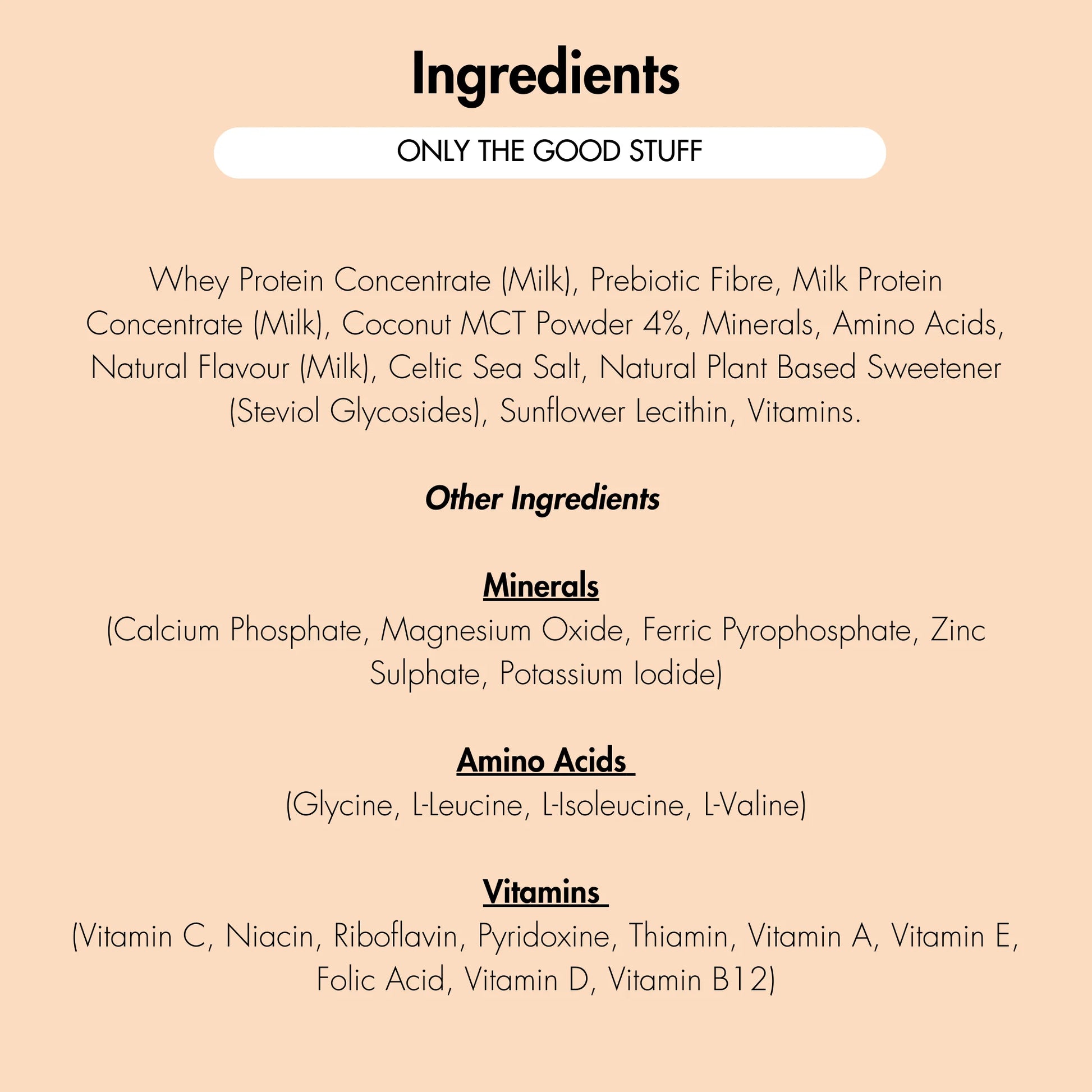 Keto Low Carb Meal Replacement Shake