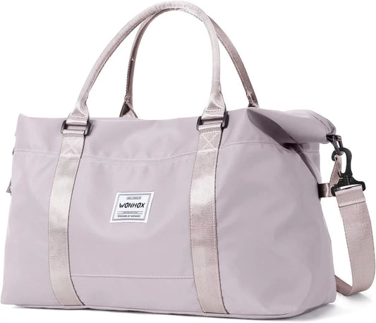 Versatile Sport Duffel Bag - Stylish Gym Tote & Weekend Getaway Bag with Wet Pocket for Women