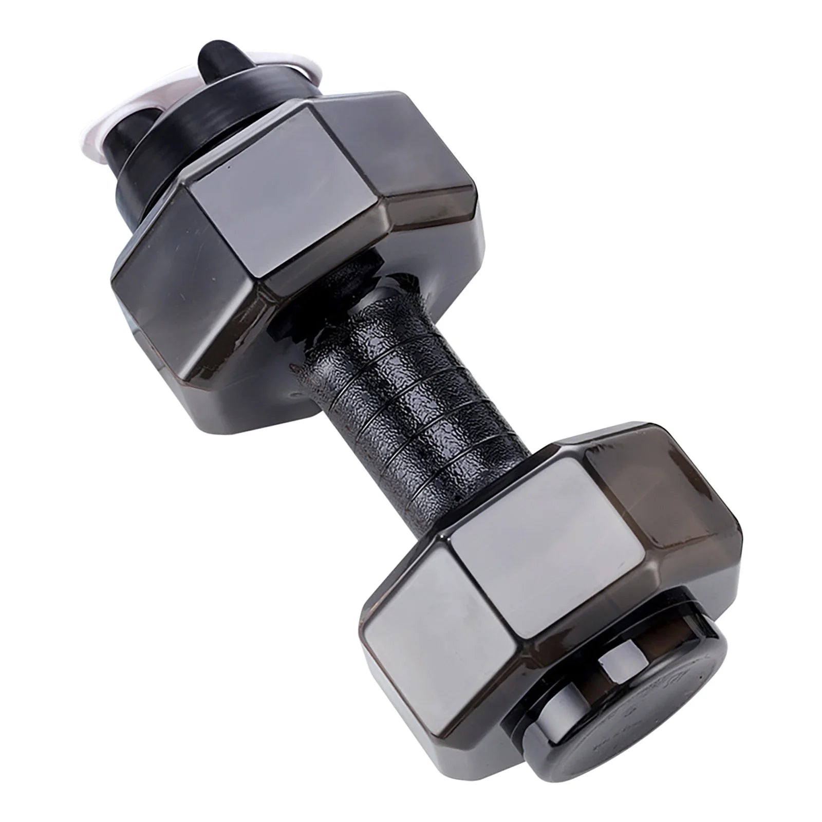 2.2L Dumbbell-Shaped Water Bottle - Large Capacity Sports Kettle for Fitness and Workouts - Portable and Durable Design