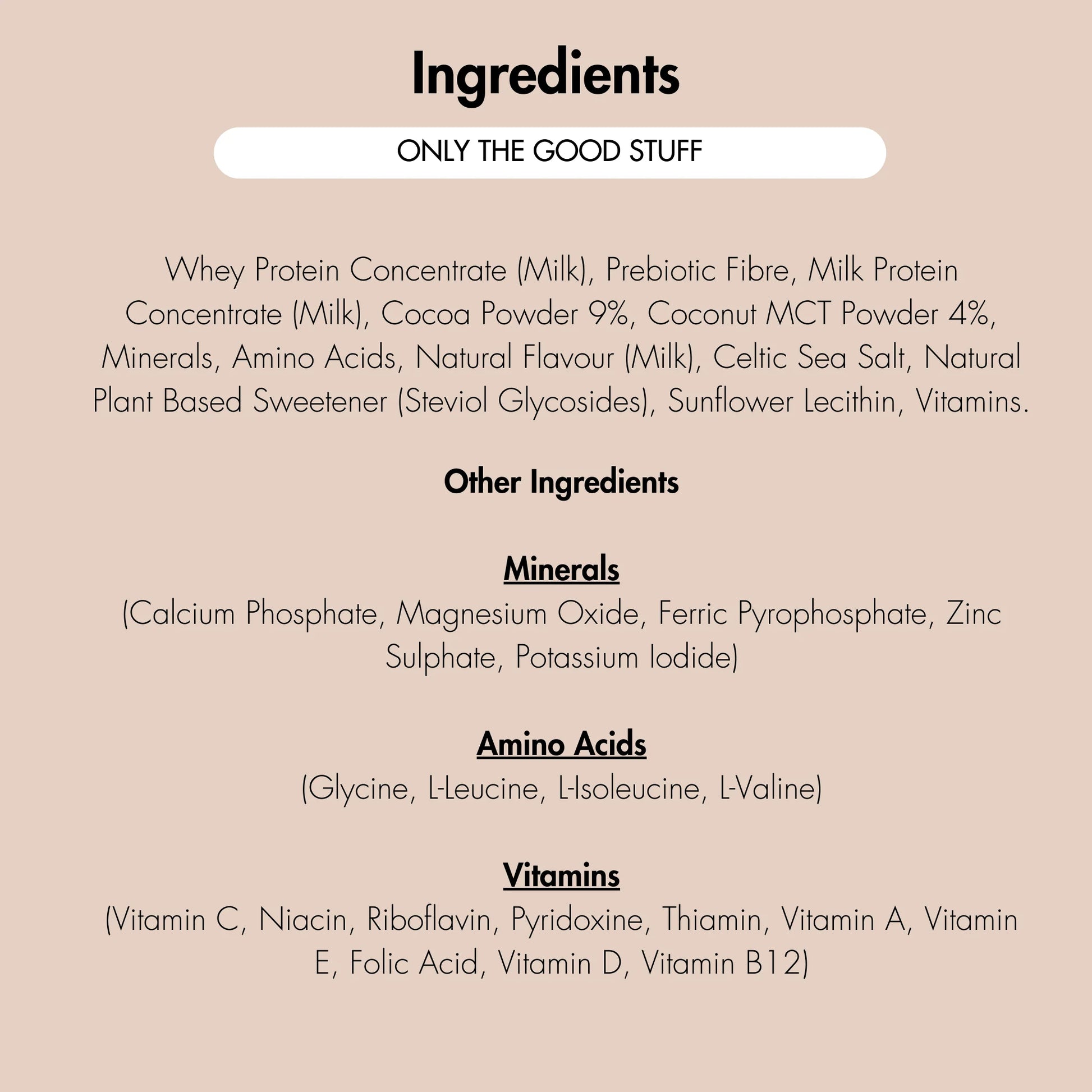 Keto Low Carb Meal Replacement Shake