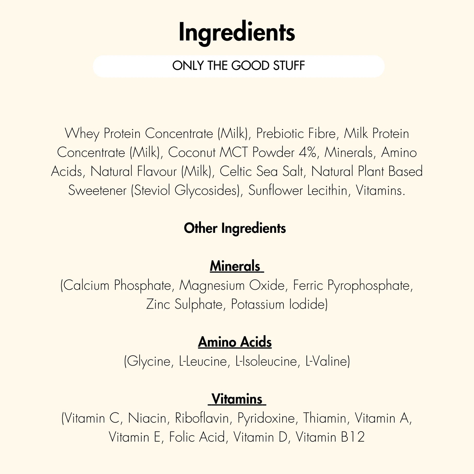 Keto Low Carb Meal Replacement Shake